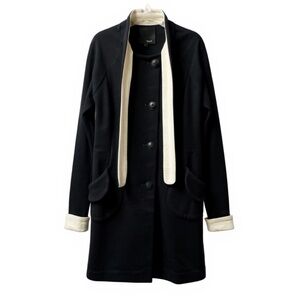 LIQUID Elegant Black Women's Coat
